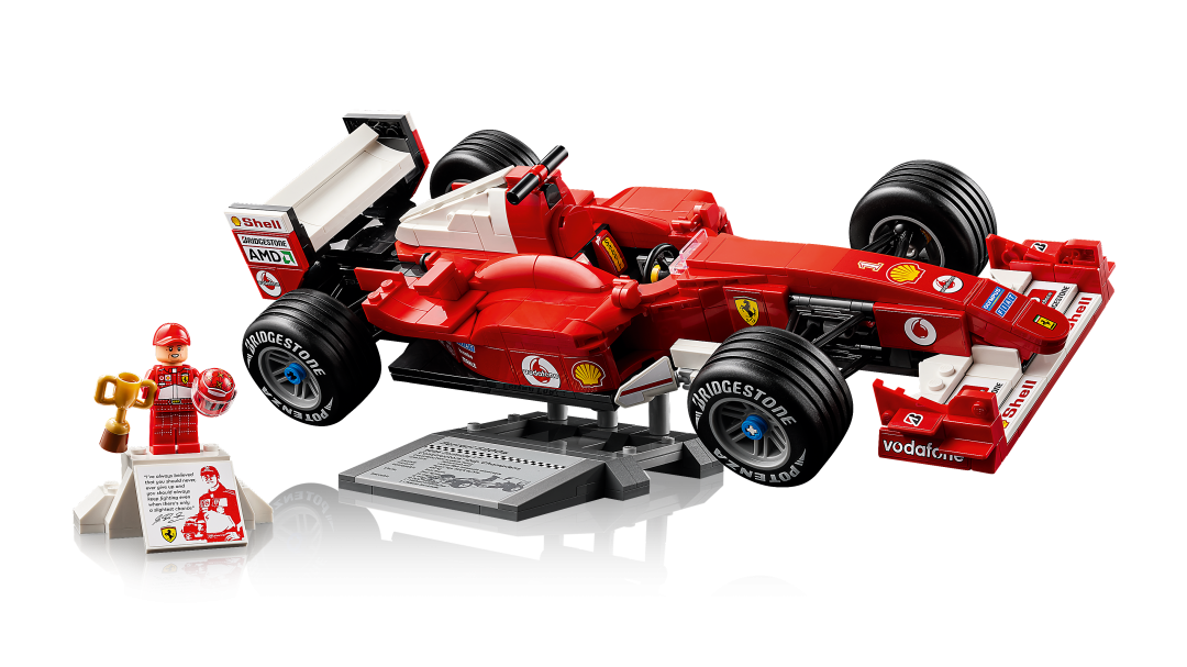 LEGO ICONS Ferrari F2004 & Michael Schumacher Set 11375