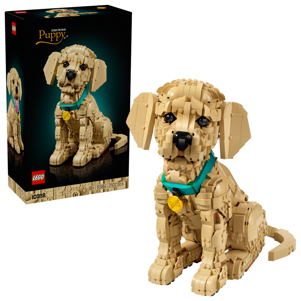 LEGO ICONS Golden Retriever Puppy Set 11384