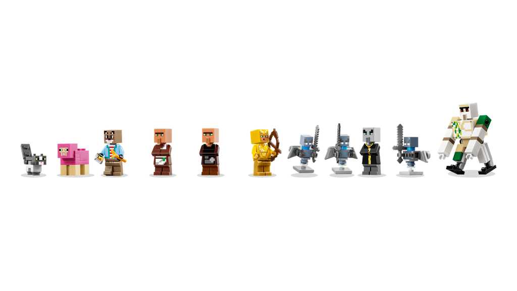 LEGO Minecraft Evoker Village Attack Set 21596
