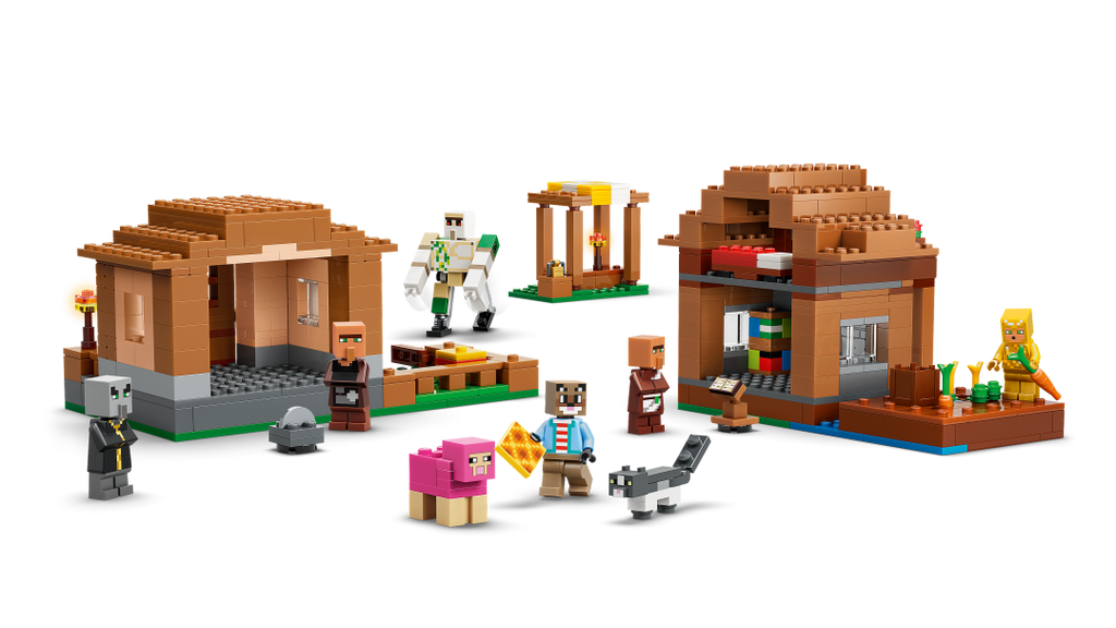 LEGO Minecraft Evoker Village Attack Set 21596