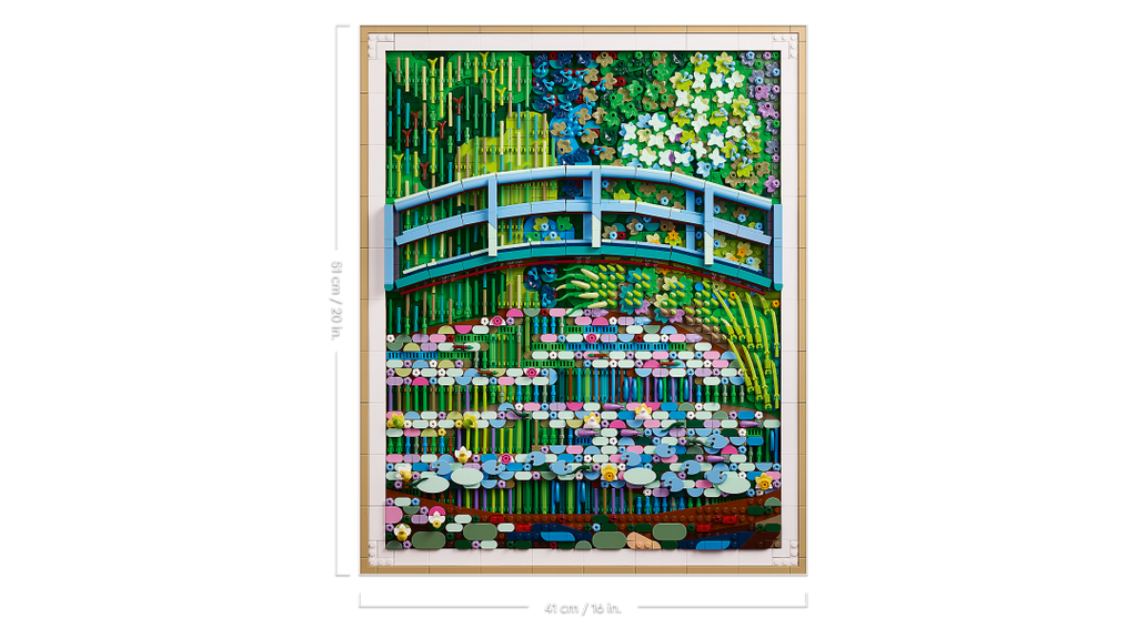 LEGO ART Claude Monet – Bridge over a Pond of Water Lilies Set 31220