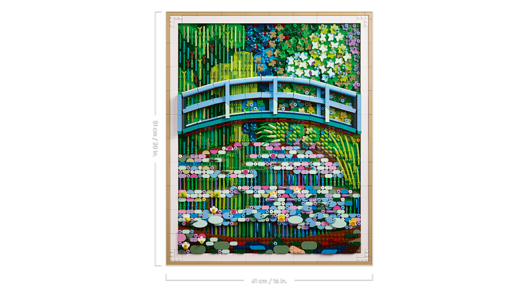 LEGO ART Claude Monet – Bridge over a Pond of Water Lilies Set 31220