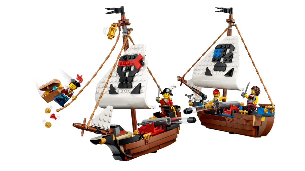 LEGO Creator 3-in-1 Iconic Pirate Ship Set 31387