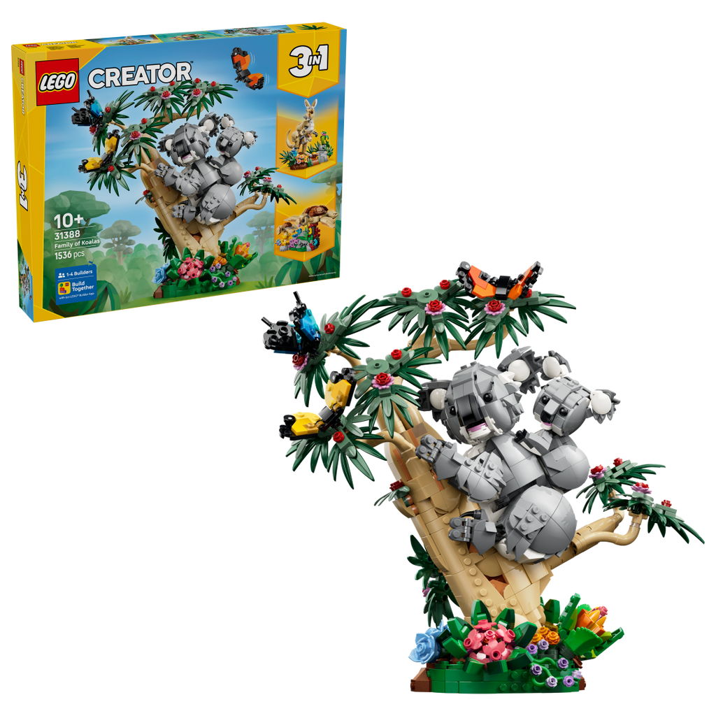 LEGO Creator 3-in-1 Wild Animals: Family of Koalas Set 31388