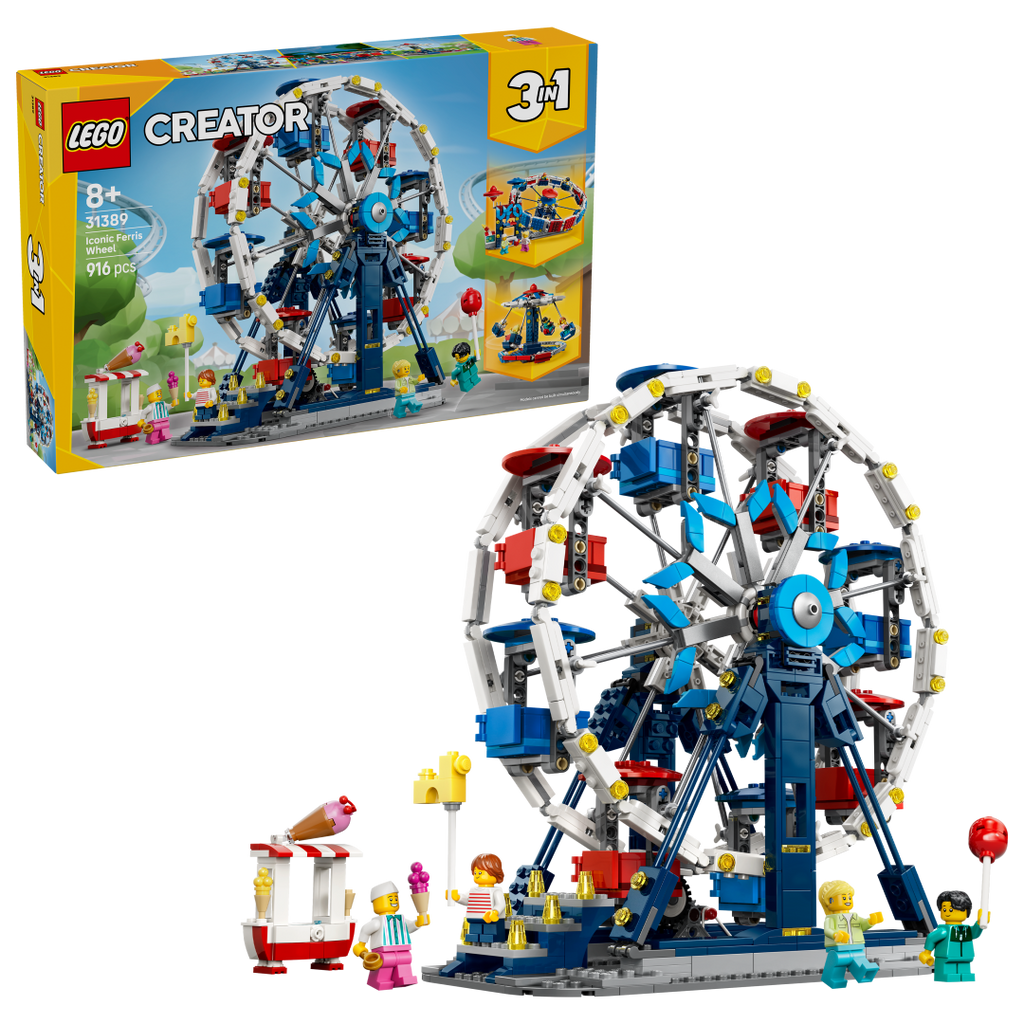 LEGO Creator 3-in-1 Iconic Ferris Wheel Set 31389