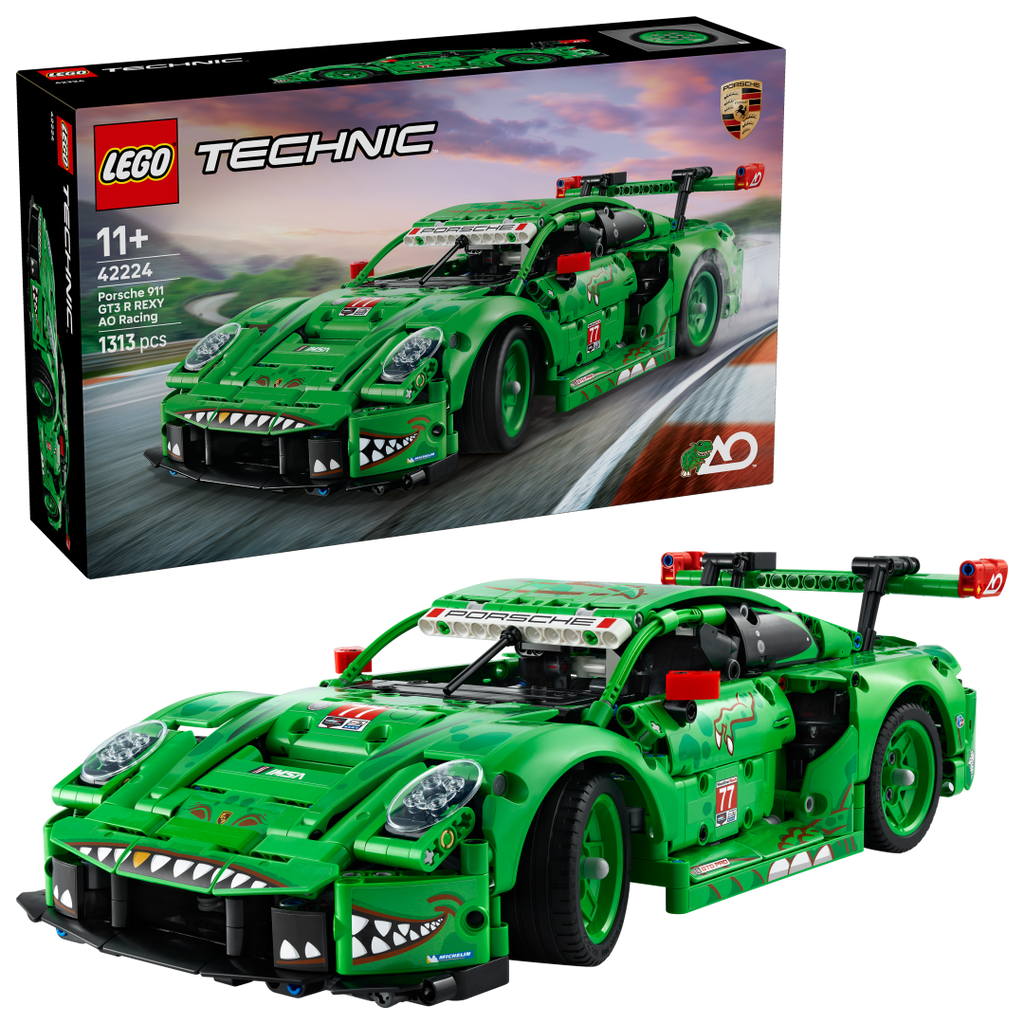LEGO Technic Porsche 911 GT3 R REXY AO Racing Car Set 42224