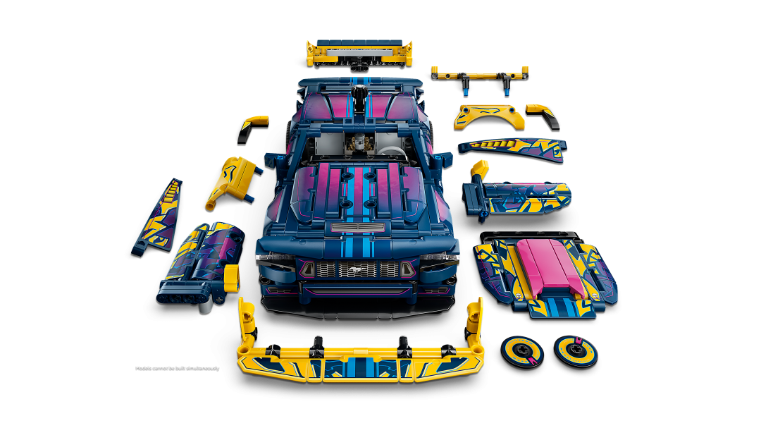 LEGO Technic Custom Garage Ford Mustang GT Car Set 42236