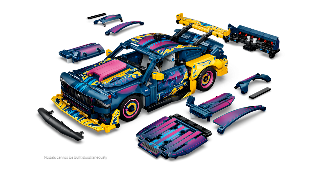 LEGO Technic Custom Garage Ford Mustang GT Car Set 42236