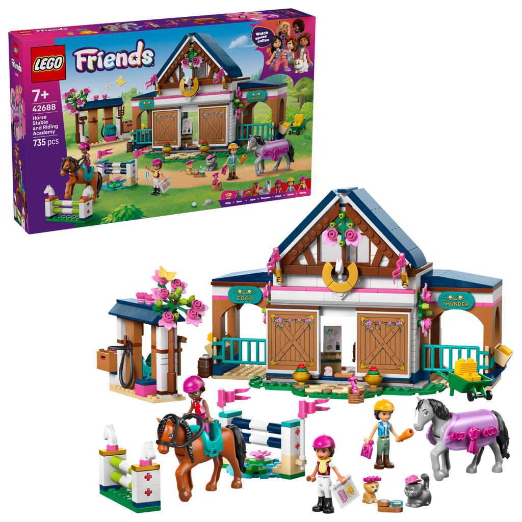 LEGO Friends Horse Stable and Riding Academy Set 42688