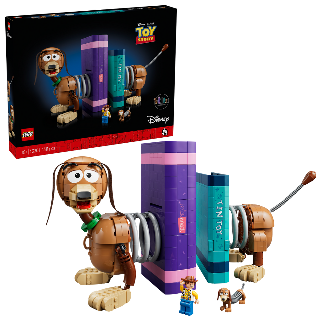 LEGO Disney Toy Story Slinky Dog Bookends Set 43301