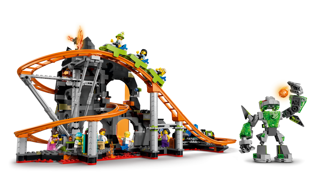 LEGO City Lava Land Roller Coaster Park Set 60501