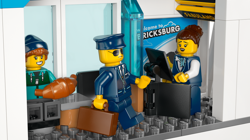 LEGO City Airport with Airplane Set 60502
