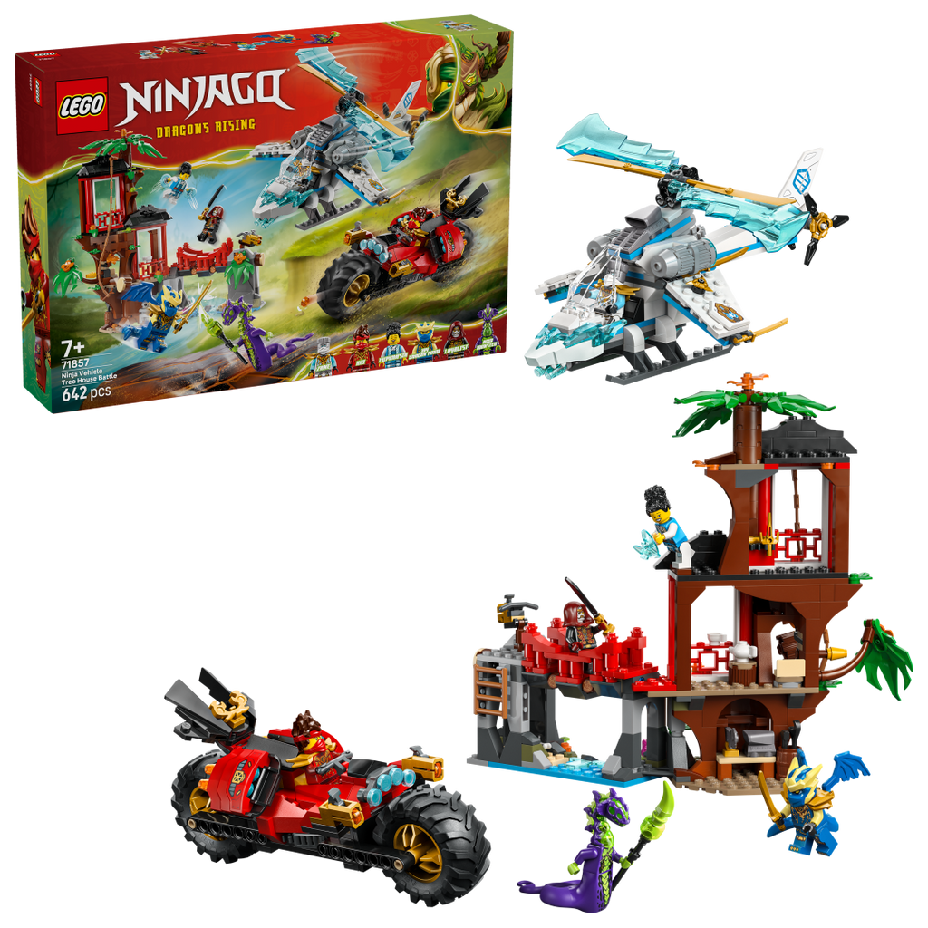 LEGO NINJAGO Ninja Vehicle Tree House Battle Set 71857