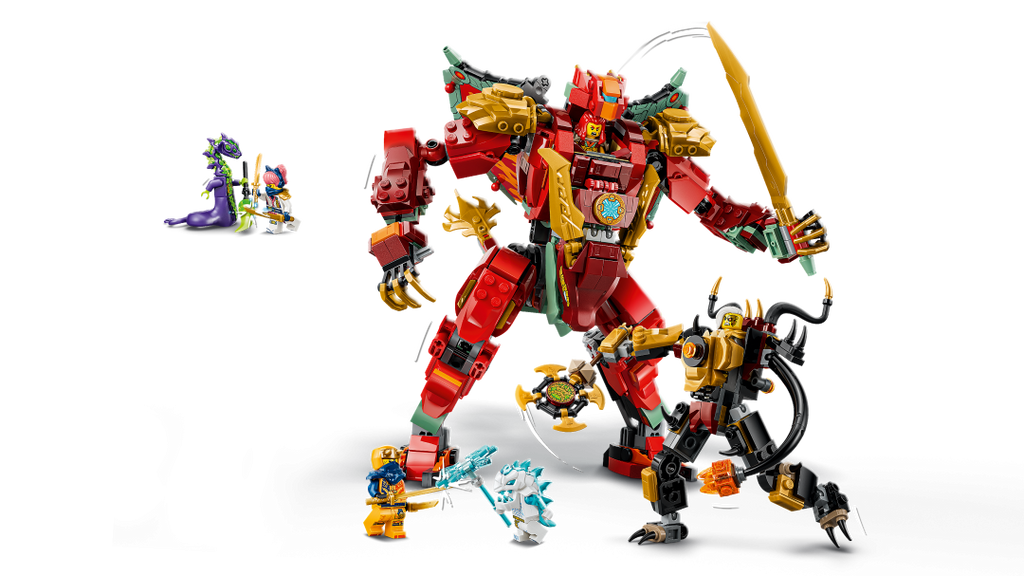 LEGO NINJAGO Wyldfyre's Transforming Dragon Mech Set 71868