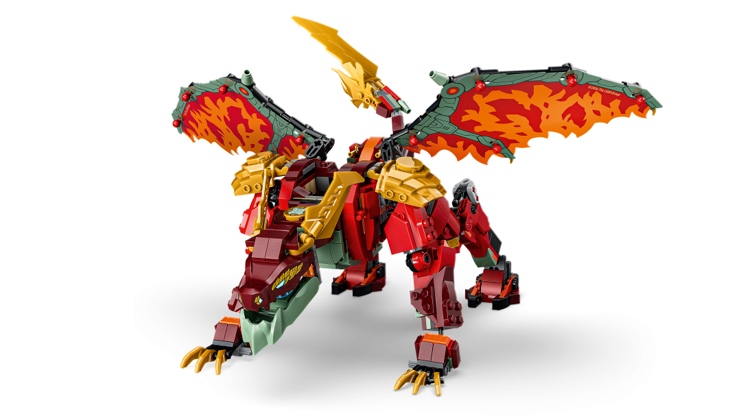 LEGO NINJAGO Wyldfyre's Transforming Dragon Mech Set 71868