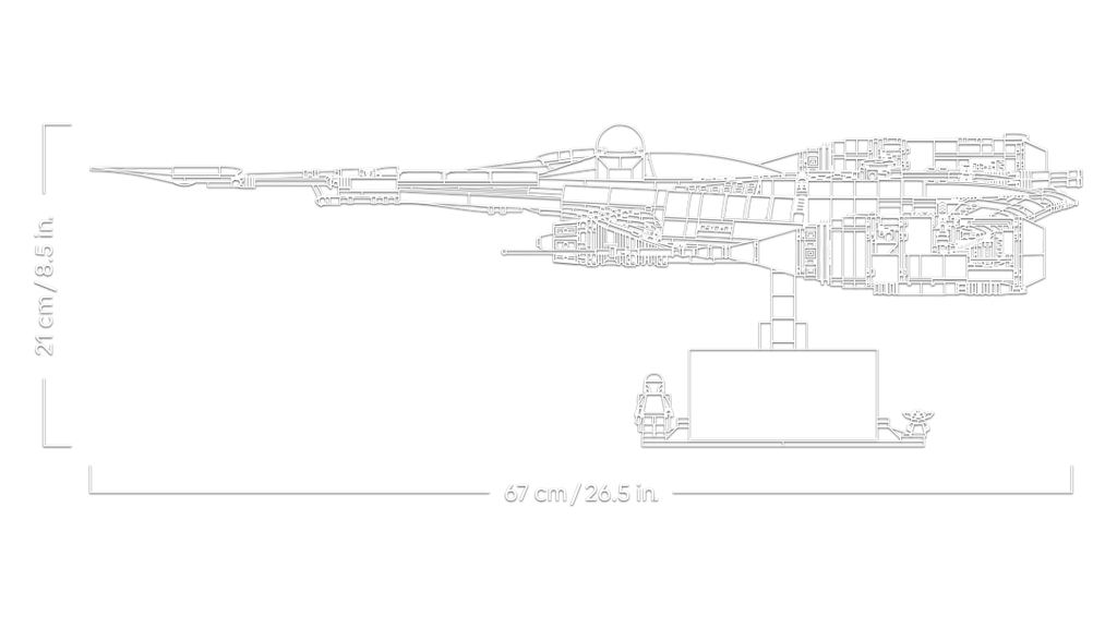 LEGO Star Wars The Mandalorian's N-1 Starfighter Set 75442