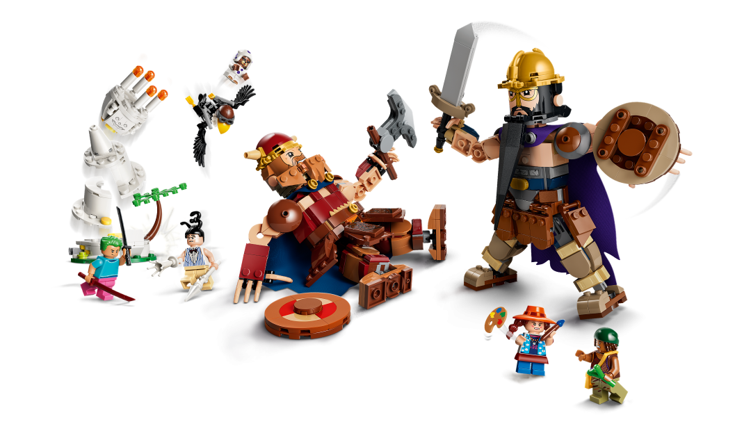 LEGO One Piece Dorry vs. Brogy – Giants of Little Garden Set 75644