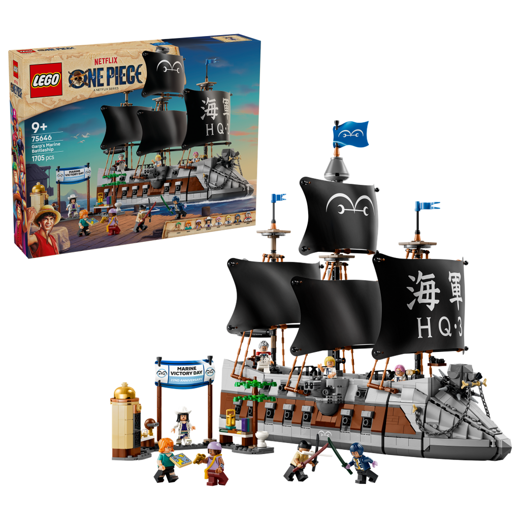 LEGO One Piece Garp's Marine Battleship Set 75646