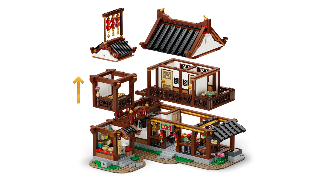 LEGO Iconic Ancient Moon-Gazing Inn Set 80121