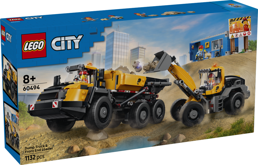 LEGO City Dump Truck & Front End Loader Set 60494