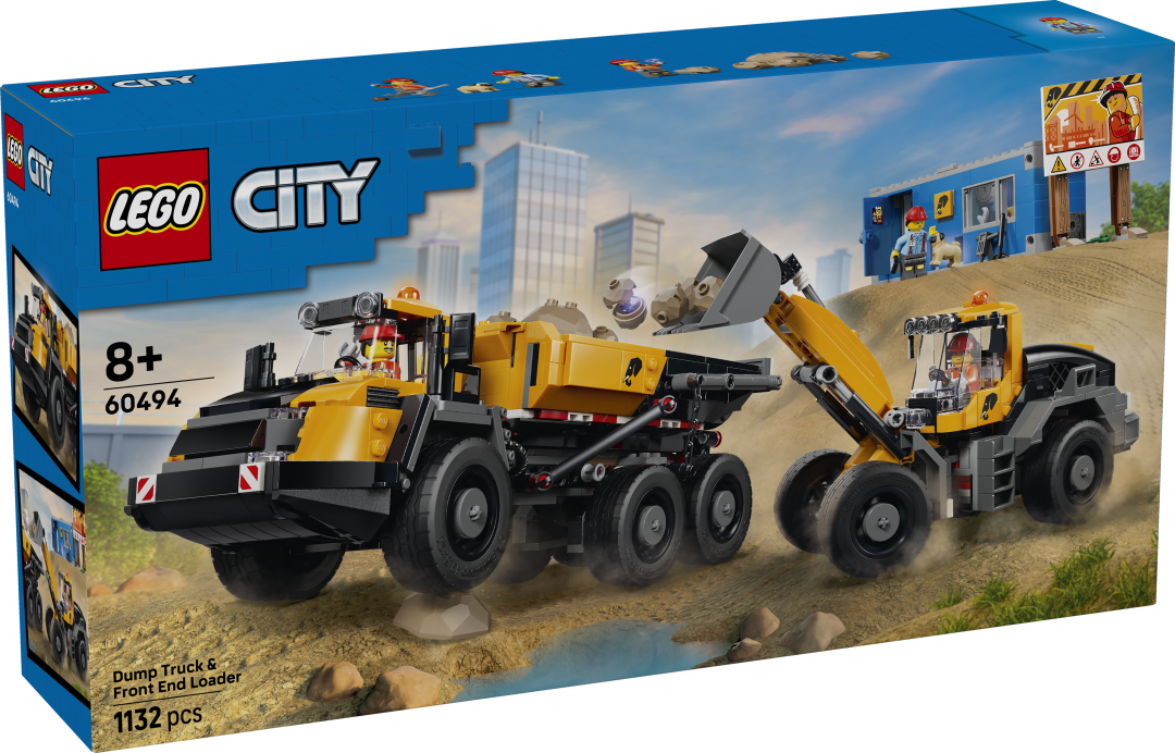 LEGO City Dump Truck & Front End Loader Set 60494