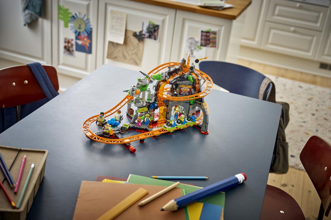 LEGO City Lava Land Roller Coaster Park Set 60501