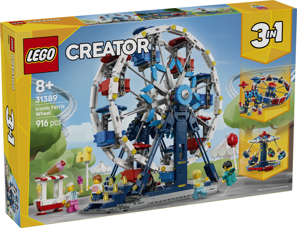 LEGO Creator 3-in-1 Iconic Ferris Wheel Set 31389