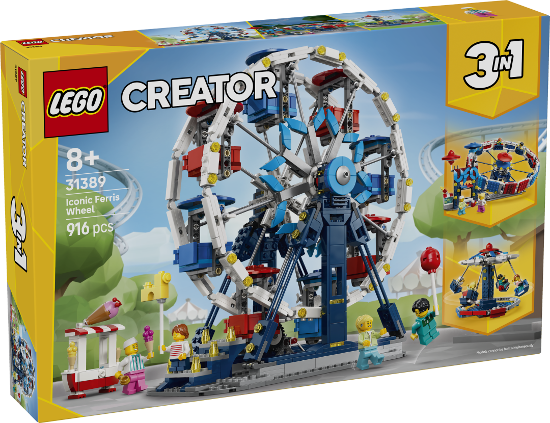 LEGO Creator 3-in-1 Iconic Ferris Wheel Set 31389