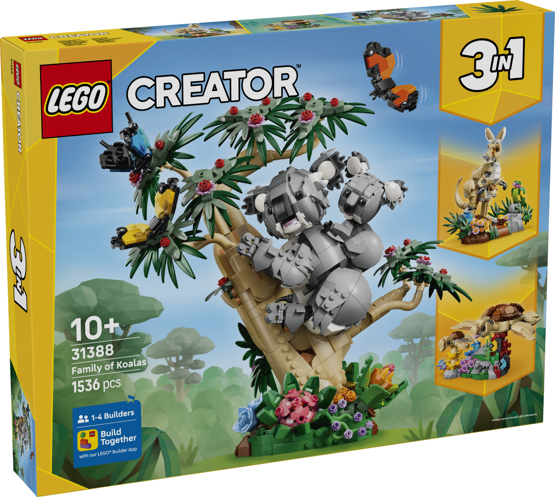 LEGO Creator 3-in-1 Wild Animals: Family of Koalas Set 31388