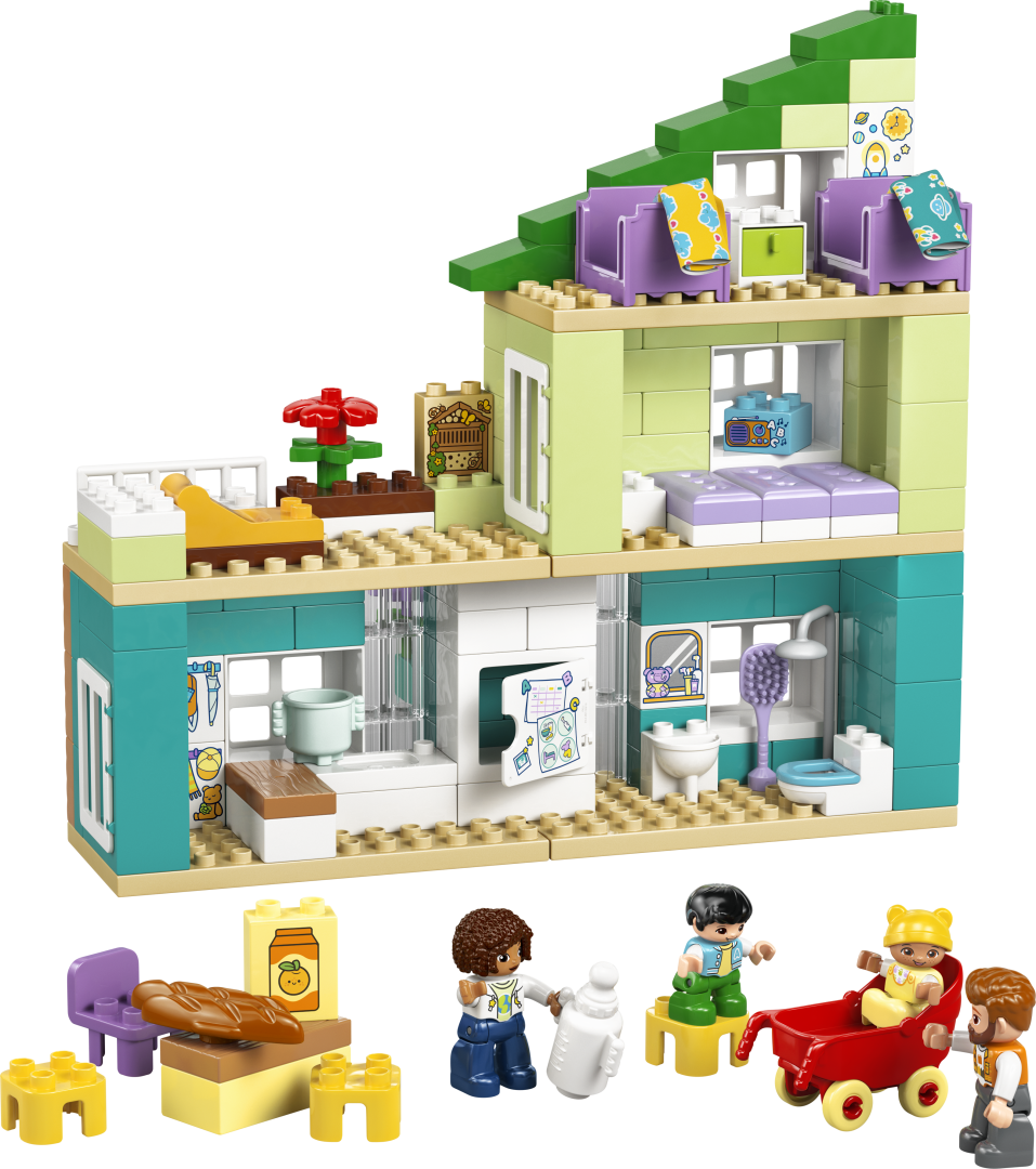 LEGO DUPLO 3in1 Modern Family House with Figures Set 10470