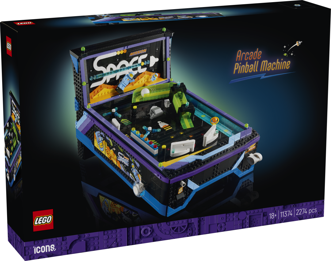 LEGO ICONS Arcade Pinball Machine Set 11374