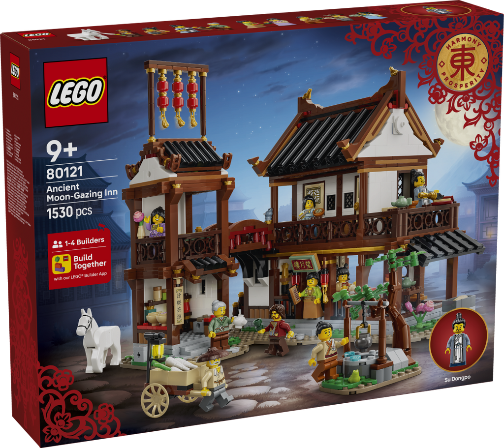 LEGO Iconic Ancient Moon-Gazing Inn Set 80121
