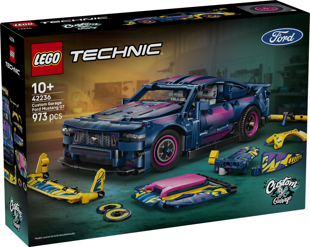 LEGO Technic Custom Garage Ford Mustang GT Car Set 42236