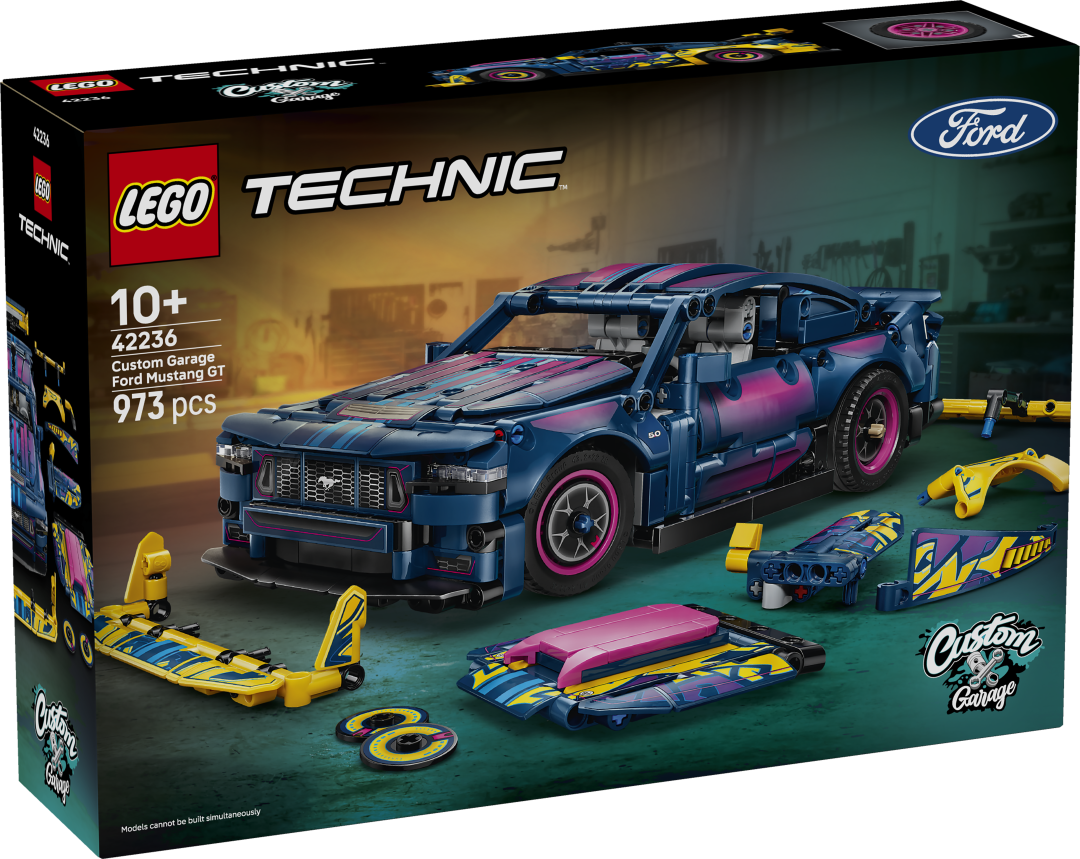 LEGO Technic Custom Garage Ford Mustang GT Car Set 42236
