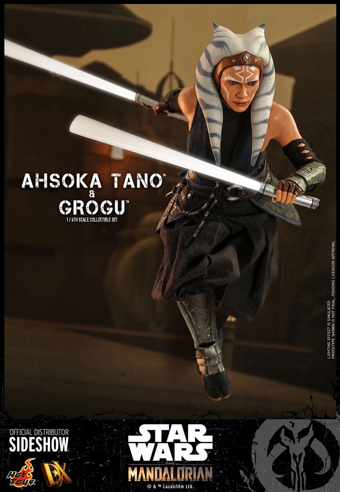 Ahsoka Tano and Grogu Star Wars Sixth Scale Figure Set