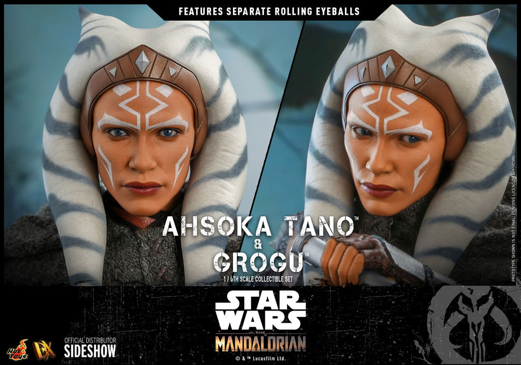 Ahsoka Tano and Grogu Star Wars Sixth Scale Figure Set