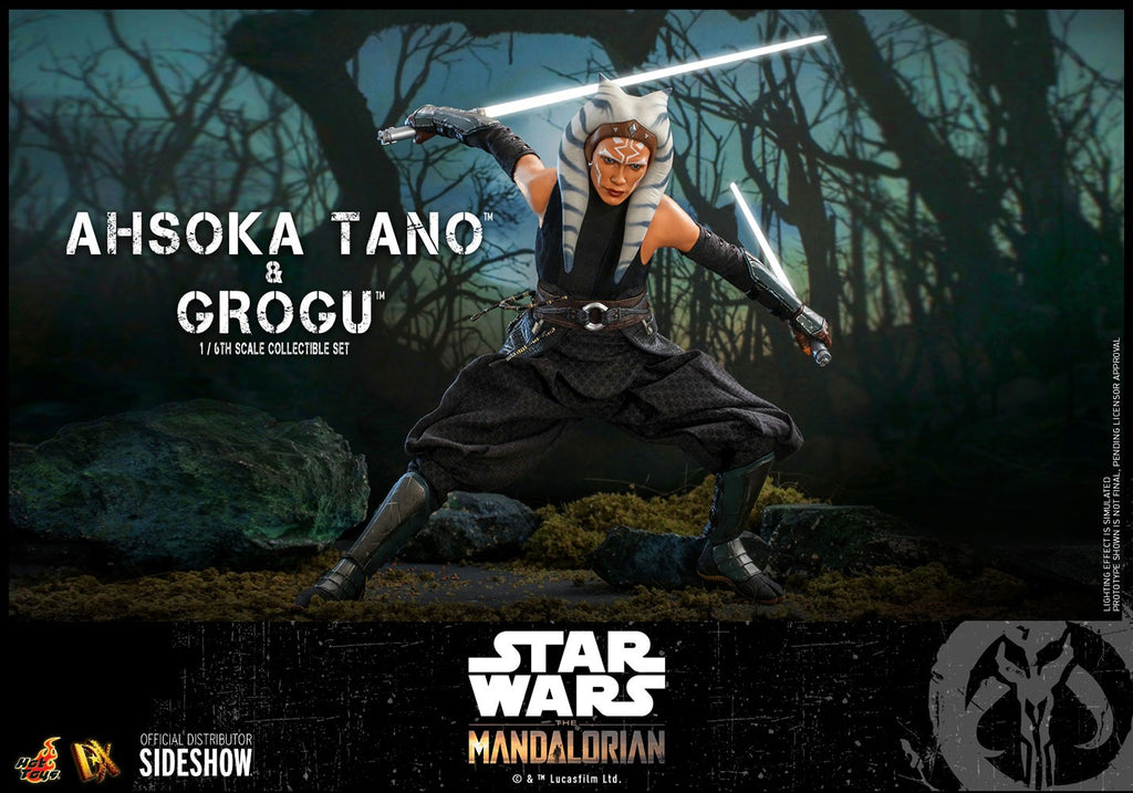 Ahsoka Tano and Grogu Star Wars Sixth Scale Figure Set