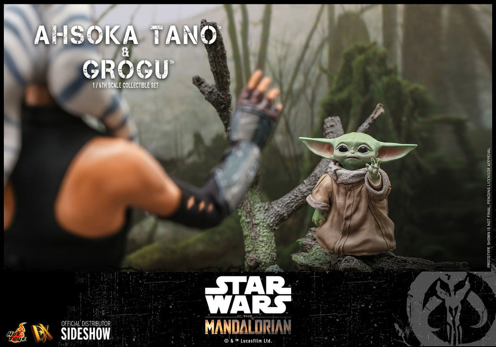Ahsoka Tano and Grogu Star Wars Sixth Scale Figure Set