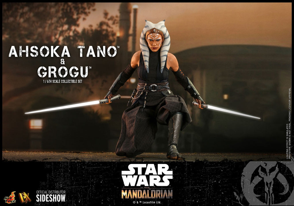Ahsoka Tano and Grogu Star Wars Sixth Scale Figure Set