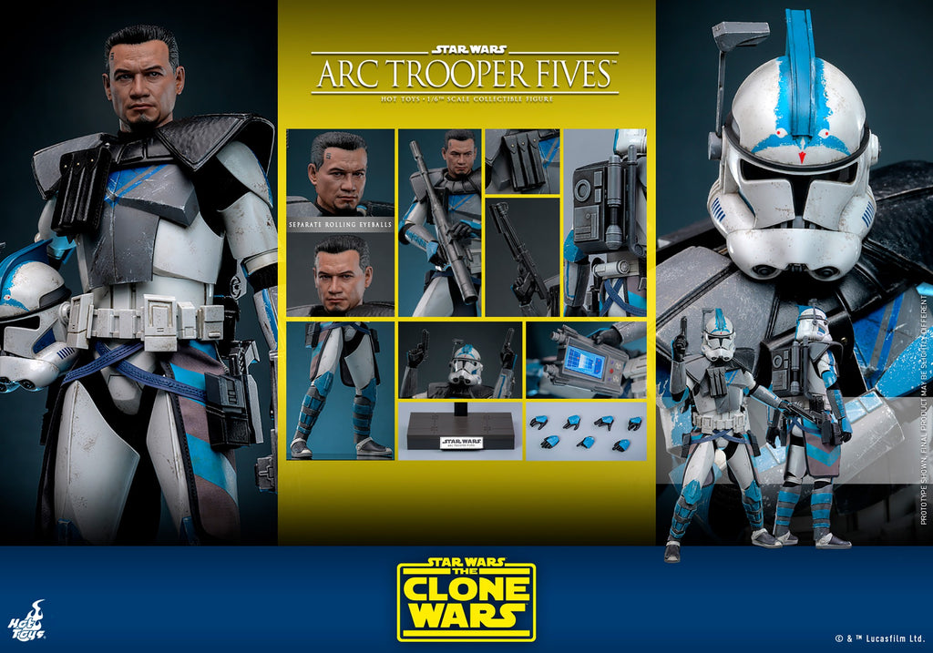 Arc Trooper Fives Star Wars Sixth Scale Figure