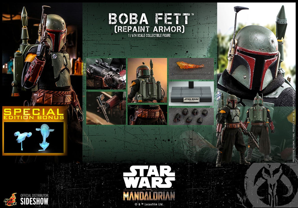 Boba Fett (Repaint Armor) Star Wars Sixth Scale Figure