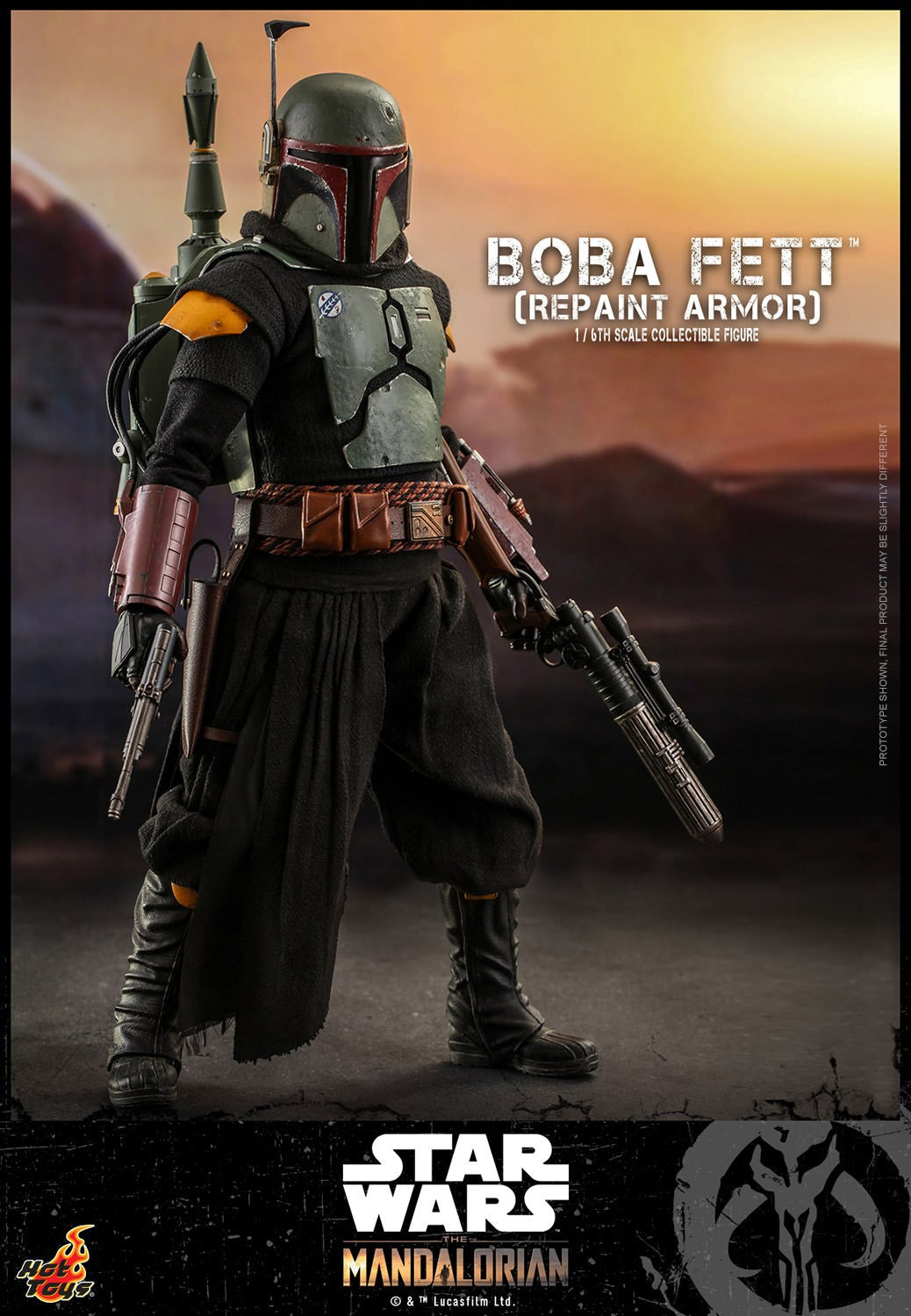 Boba Fett (Repaint Armor) Star Wars Sixth Scale Figure