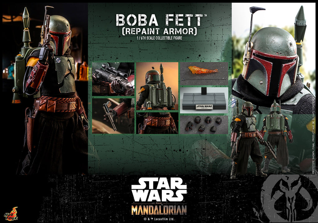 Boba Fett (Repaint Armor) Star Wars Sixth Scale Figure