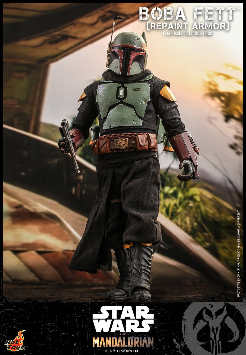 Boba Fett (Repaint Armor) Star Wars Sixth Scale Figure