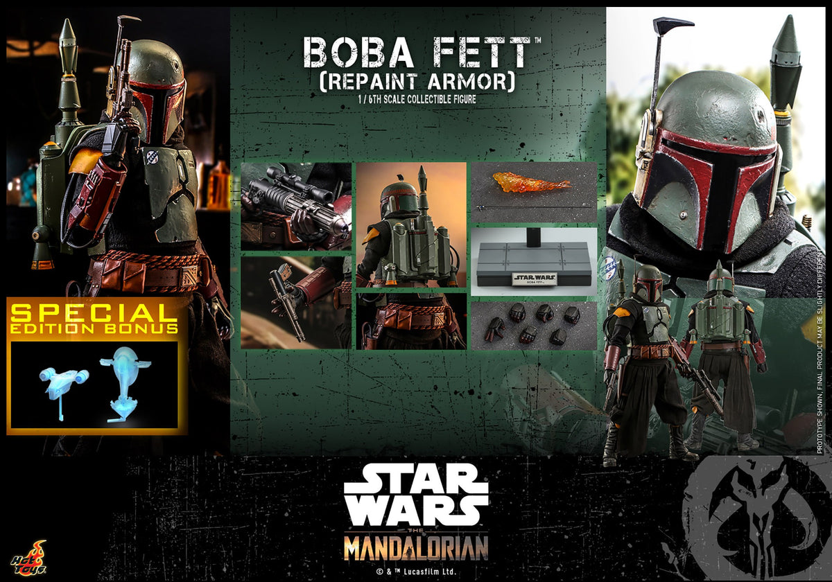 Boba Fett (Repaint Armor) Star Wars Sixth Scale Figure