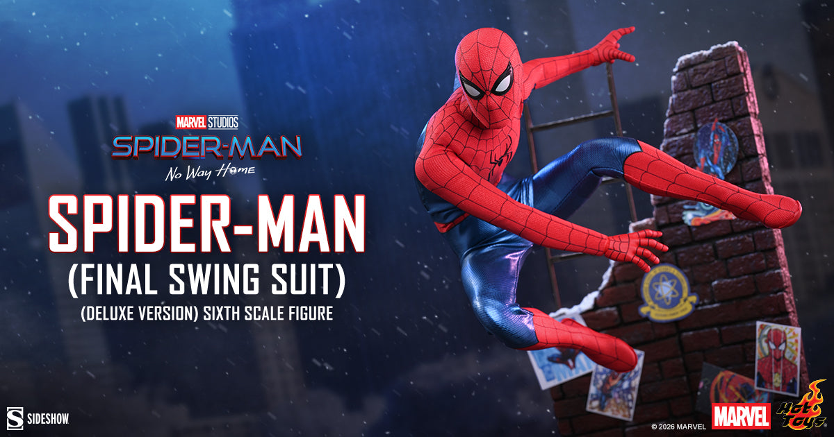 Spider-Man (Final Swing Suit) (Deluxe Version) Sixth Scale Figure by Hot Toys Marvel