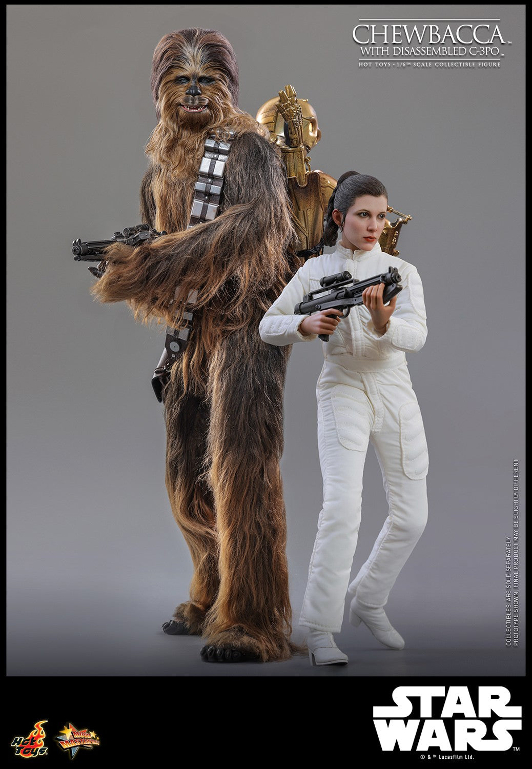 Chewbacca with Disassembled C-3PO Star Wars Sixth Scale Figure
