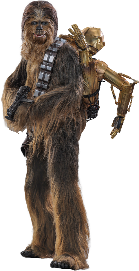 Chewbacca with Disassembled C-3PO Star Wars Sixth Scale Figure