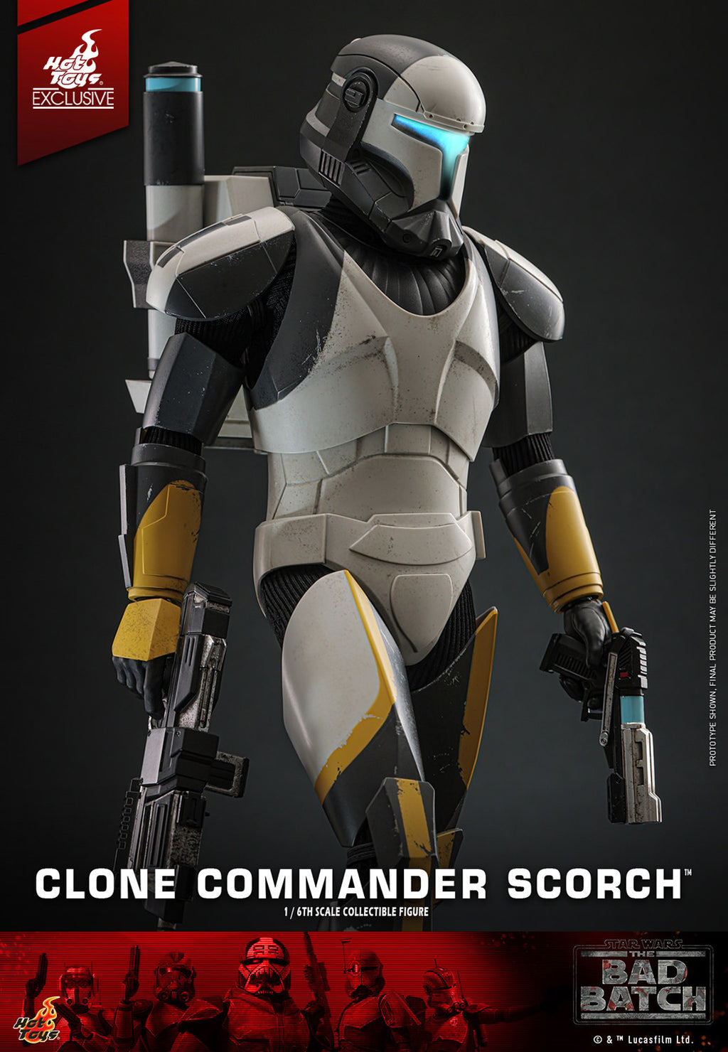 Clone Commando Scorch Star Wars Sixth Scale Figure