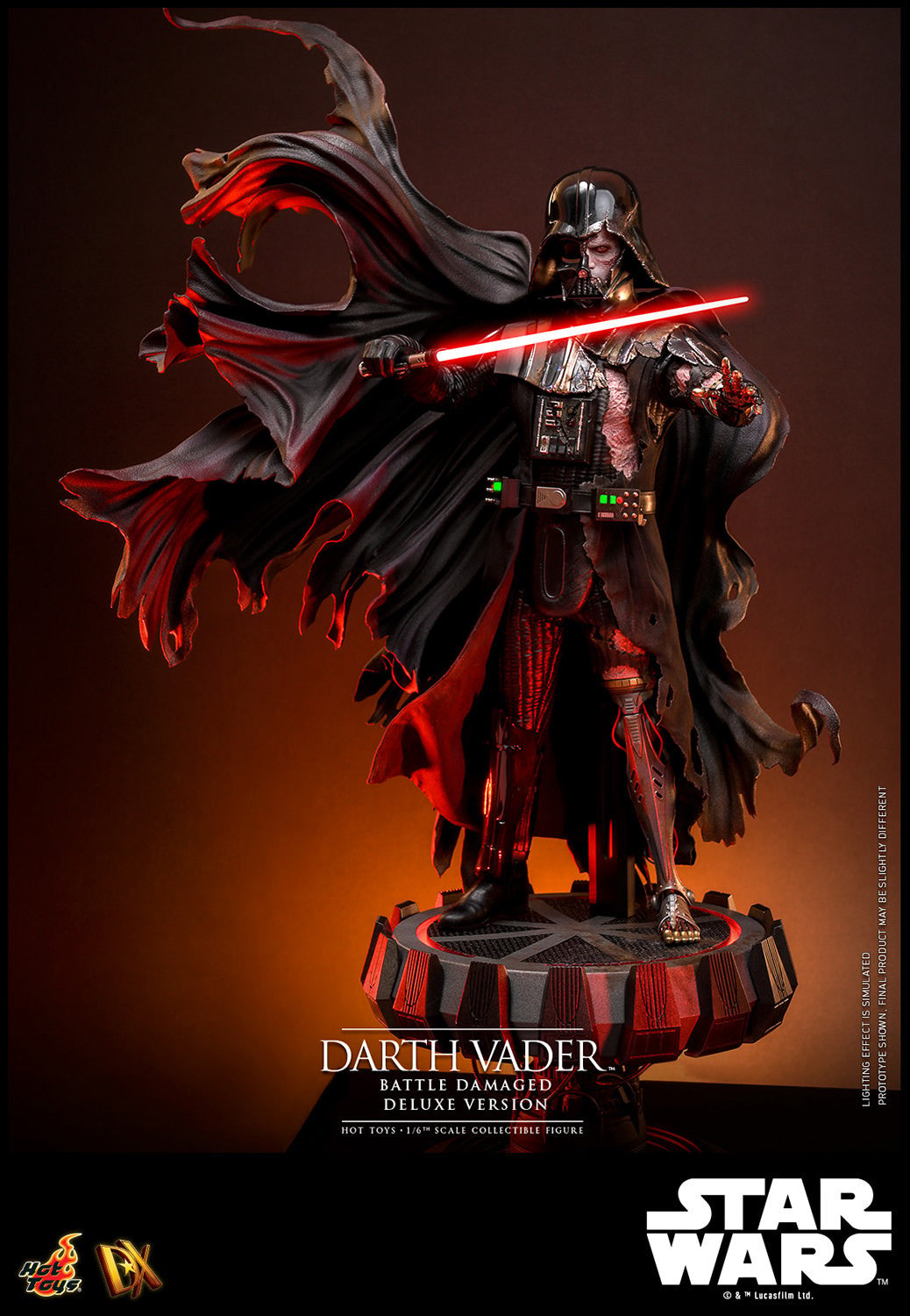 Darth Vader (Battle Damaged) Star Wars Sixth Scale Figure